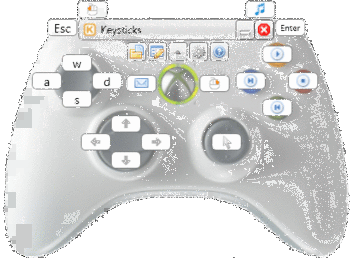 Keysticks screenshot