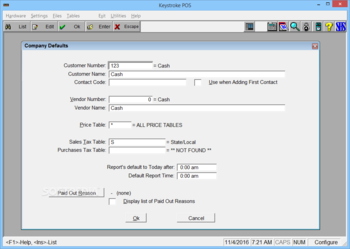 Keystroke POS screenshot 14