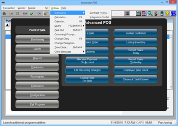 Keystroke POS screenshot 7