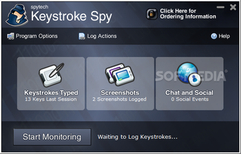 Keystroke Spy screenshot