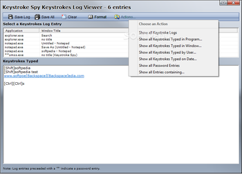 Keystroke Spy screenshot 3