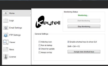 Keytell Keylogger screenshot