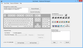 KeyTweak screenshot