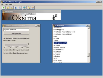 KeyWord Generator lite screenshot