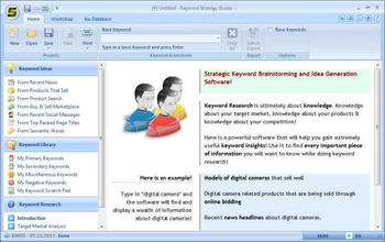 Keyword Strategy Studio screenshot