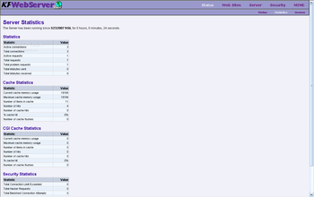 KF Web Server screenshot 3