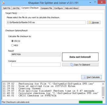 Khayalan File Splitter and Joiner screenshot 4