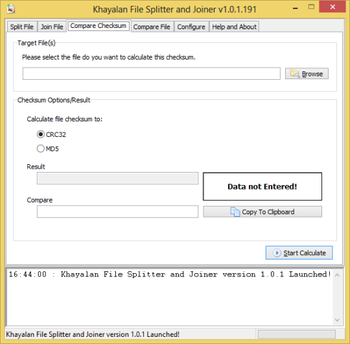 Khayalan File Splitter and Joiner screenshot 3