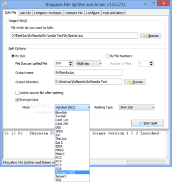 Khayalan File Splitter and Joiner Portable screenshot