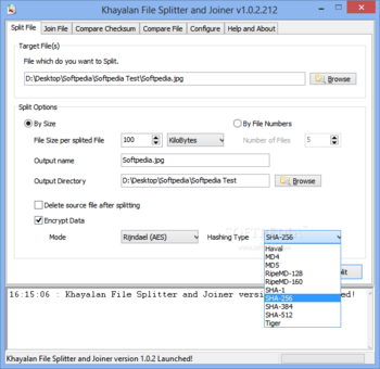 Khayalan File Splitter and Joiner Portable screenshot 2