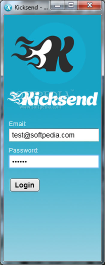 Kicksend screenshot