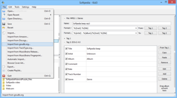 Kid3 screenshot 3