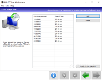 Kids PC Time Administrator screenshot 11