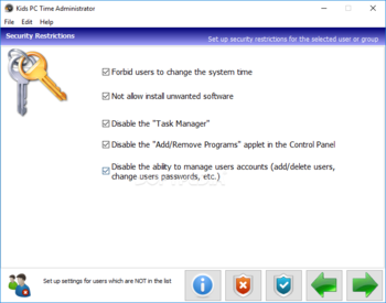Kids PC Time Administrator screenshot 6