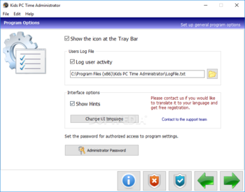 Kids PC Time Administrator screenshot 9