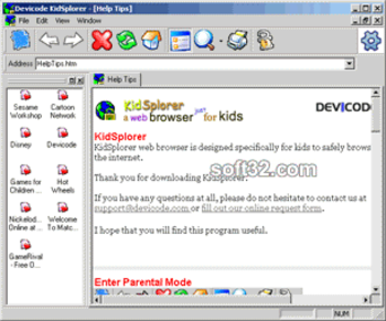 KidSplorer screenshot