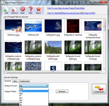 Kigo Image Converter screenshot