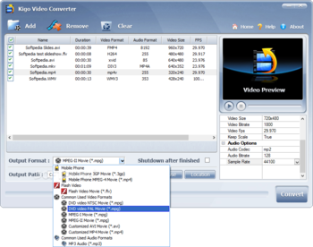 Kigo Video Converter screenshot 2