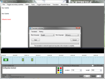 Kijio - Subtitle Editor (formerly SubMaster) screenshot 3