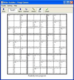 Killer Sudoku or Sum Sudoku screenshot 3