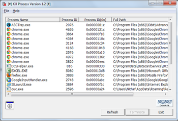 KillProcess  screenshot