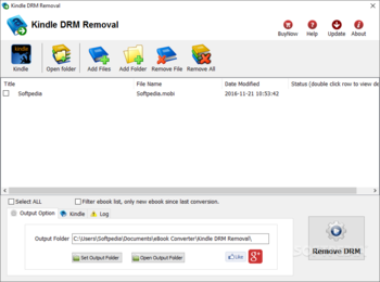 Kindle DRM Removal screenshot