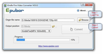 Kindle Fire Video Converter screenshot