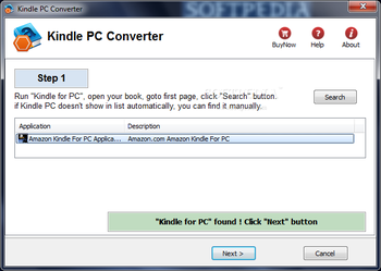 Kindle PC Converter screenshot