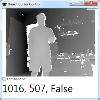 Kinect Mouse Cursor screenshot
