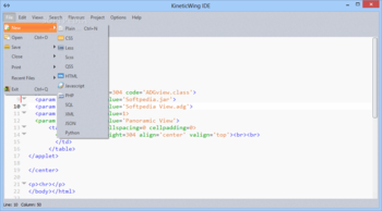 KineticWing IDE screenshot 2