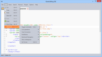 KineticWing IDE screenshot 3