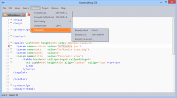 KineticWing IDE screenshot 5