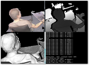 KinFu Kinect 3D Scan Software Bundle screenshot