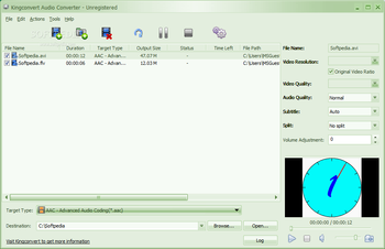 KingConvert Audio Converter screenshot