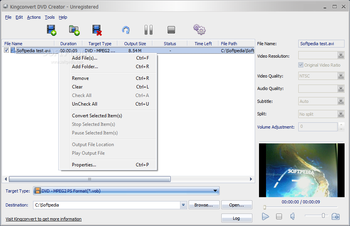 KingConvert DVD Creator screenshot 2