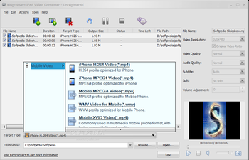 KingConvert iPad Video Converter screenshot 2