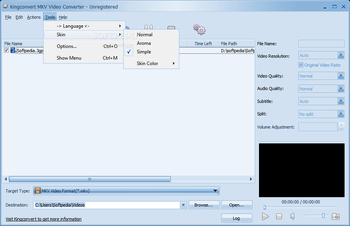 KingConvert MKV Video Converter screenshot 2