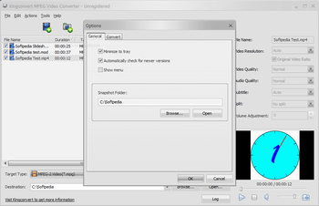 KingConvert MPEG Video Converter screenshot 3