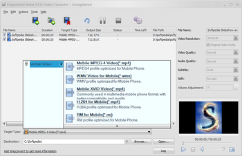 KingConvert Nokia 5235 Video Converter screenshot 2
