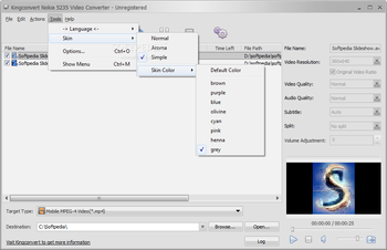 KingConvert Nokia 5235 Video Converter screenshot 3