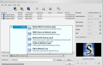 KingConvert Nokia C5 Video Converter screenshot 2