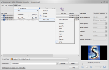 KingConvert Nokia C5 Video Converter screenshot 3