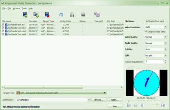 KingConvert Video Converter screenshot