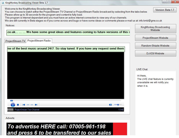 KingMonkey Broadcasting Viewer screenshot