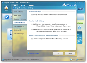 Kingsoft Antivirus screenshot 10