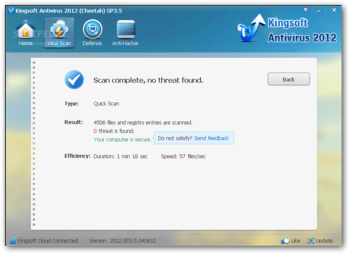 Kingsoft Antivirus screenshot 5