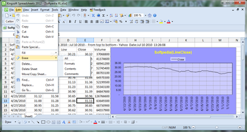 Kingsoft Spreadsheets screenshot 3