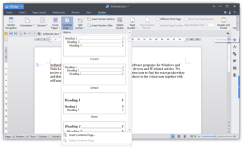 Kingsoft Writer screenshot 8