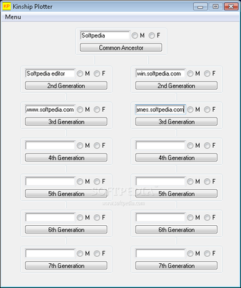 Kinship Plotter screenshot