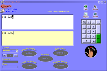 Kiran's Typing Tutor screenshot 7